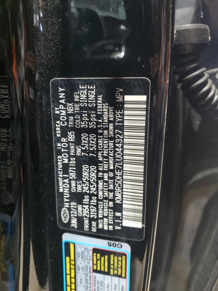 2020 Hyundai Palisade Limited VIN: KM8R5DHE7LU044327 Lot: 81568015