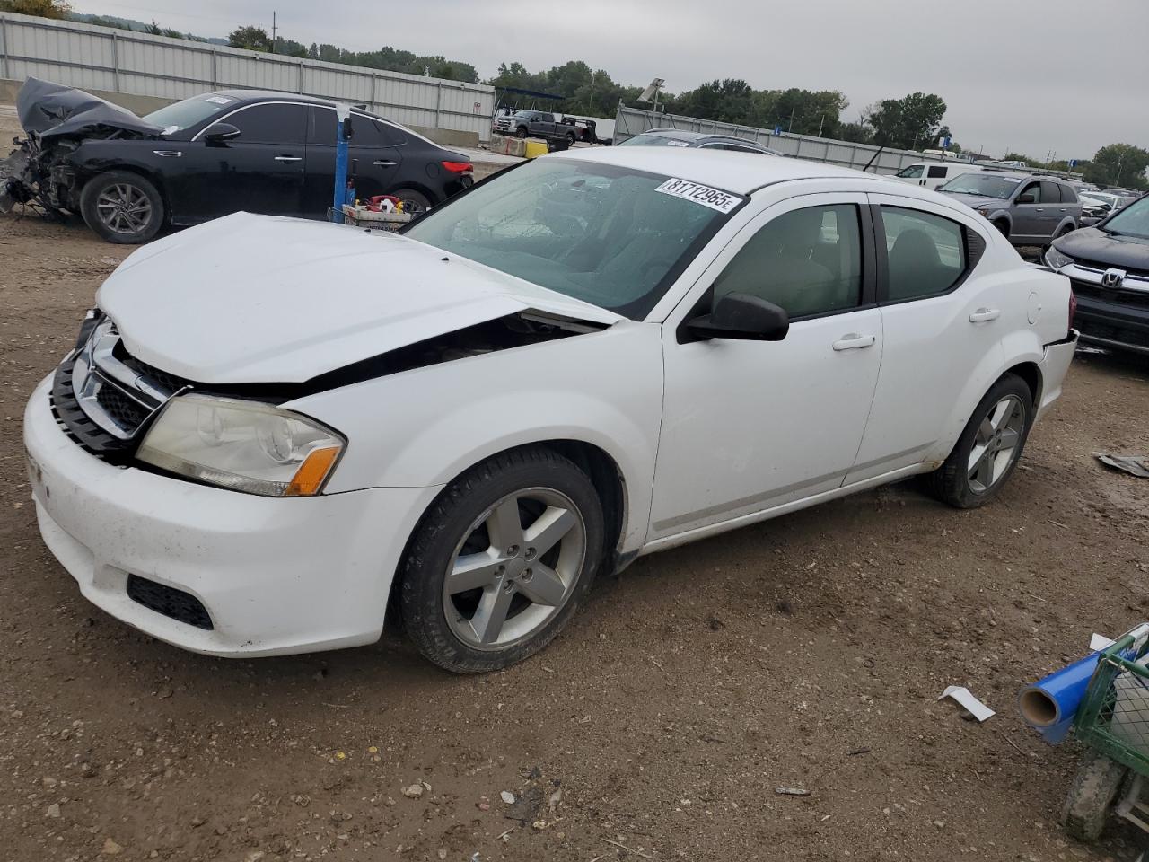 DODGE AVENGER 2012. Lot# 81712965. VIN 1C3CDZAB6CN147411. Photo 1