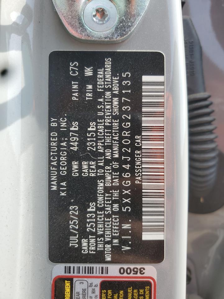 2024 Kia K5 Gt Line VIN: 5XXG64J20RG237135 Lot: 80188635