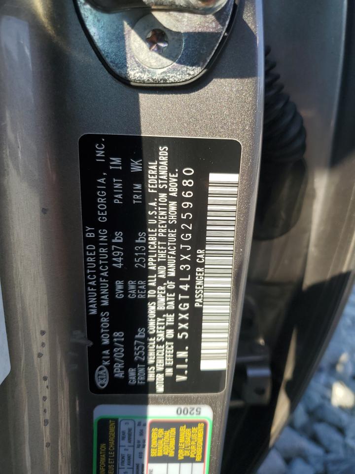 2018 Kia Optima Lx VIN: 5XXGT4L3XJG259680 Lot: 81102525