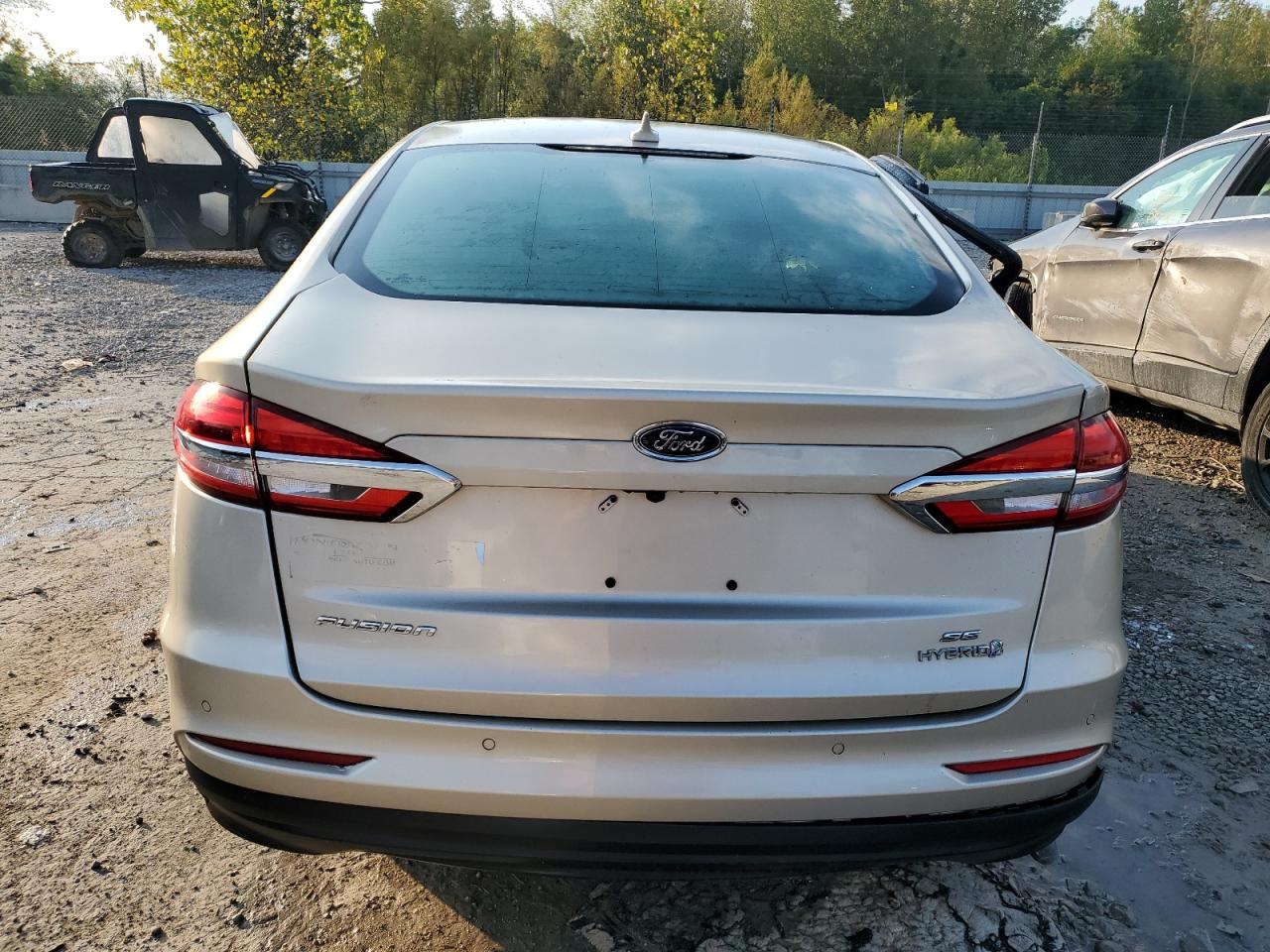 2019 Ford Fusion Se VIN: 3FA6P0LU8KR166733 Lot: 80105635
