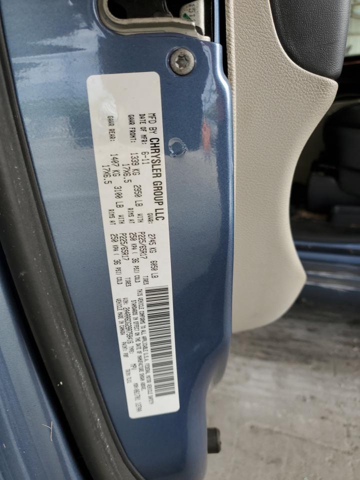 2011 Chrysler Town & Country Limited VIN: 2A4RR6DG2BR758416 Lot: 83887365