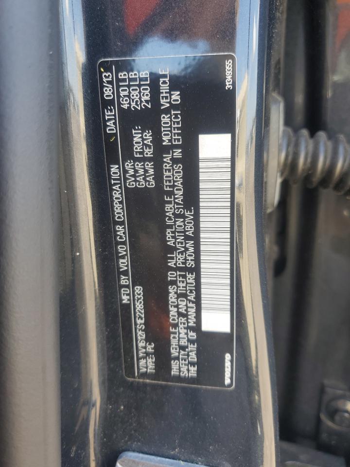 2014 Volvo S60 T5 VIN: YV1612FS1E2285339 Lot: 80816885