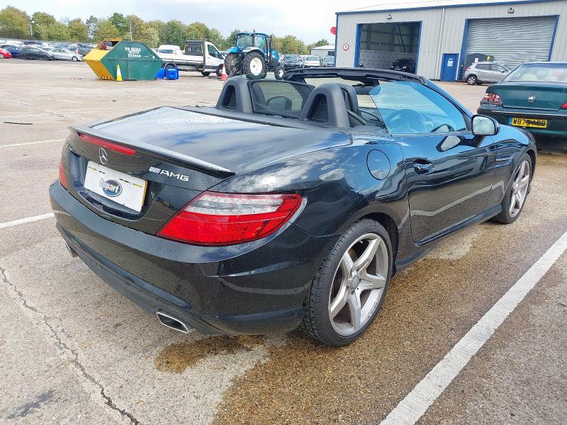 2015 MERCEDES-BENZ SLK350 AMG SPORT BLUE-CIE 