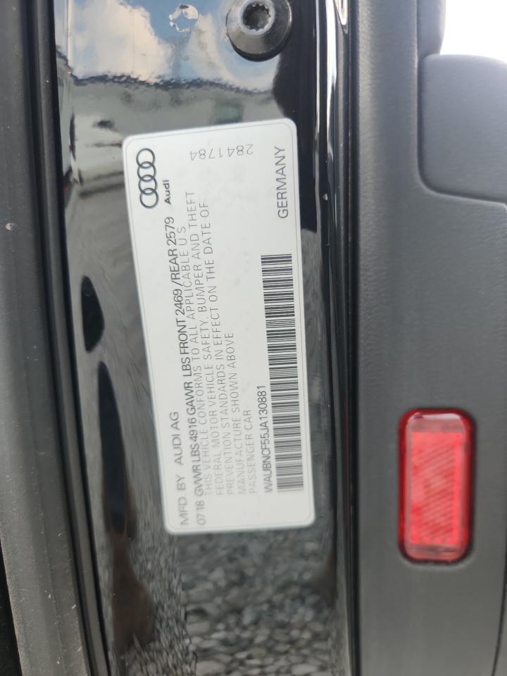 2018 Audi A5 Premium Plus VIN: WAUBNCF55JA130881 Lot: 70167455