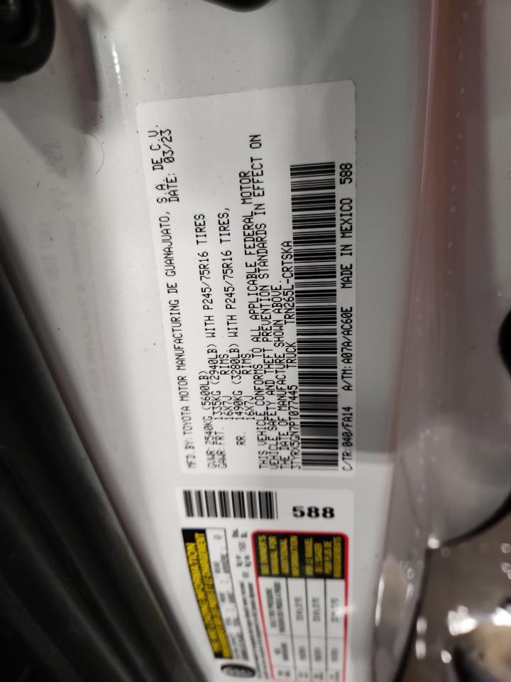 2023 Toyota Tacoma Access Cab VIN: 3TYRX5GN7PT077445 Lot: 80279625