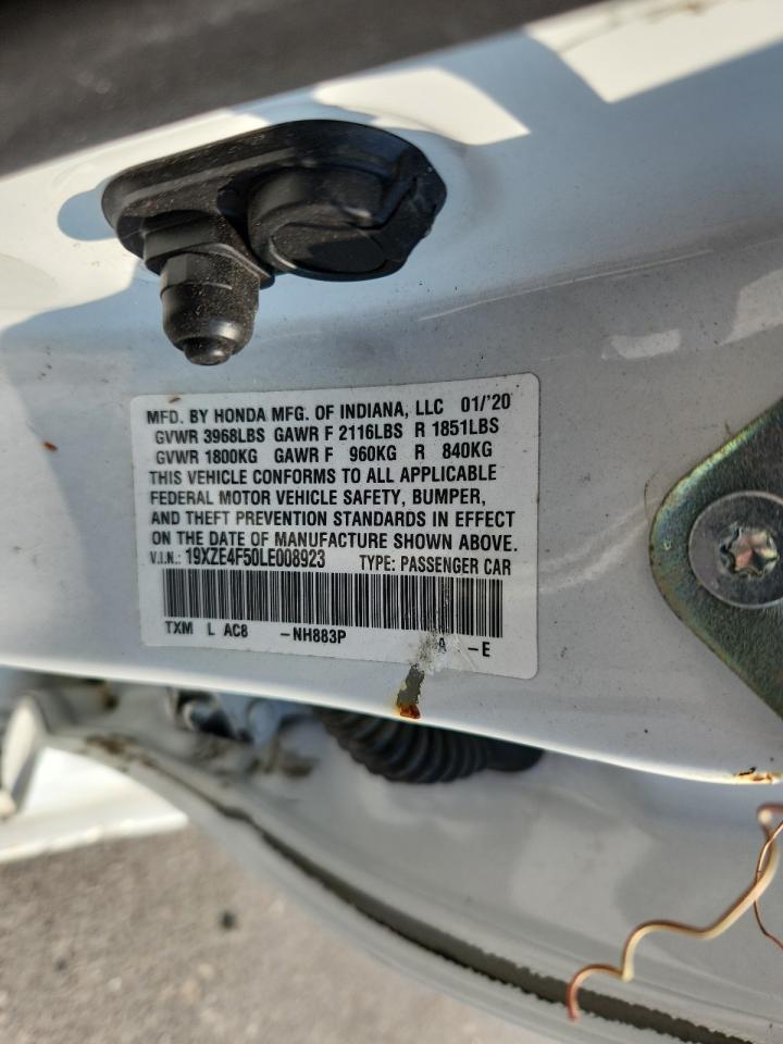 2020 Honda Insight Ex VIN: 19XZE4F50LE008923 Lot: 80798405