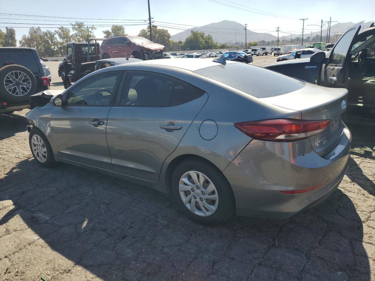 2017 Hyundai Elantra Se grey null gasoline KMHD74LF4HU084327 photo #3