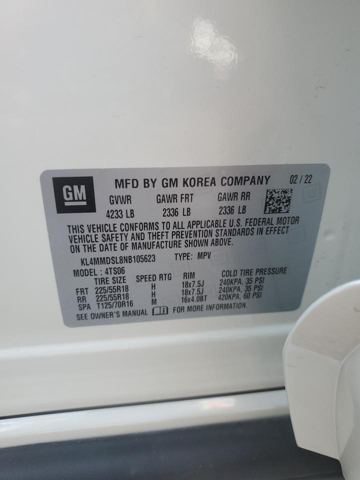 2022 Buick Encore Gx Select VIN: KL4MMDSL8NB105623 Lot: 81619975