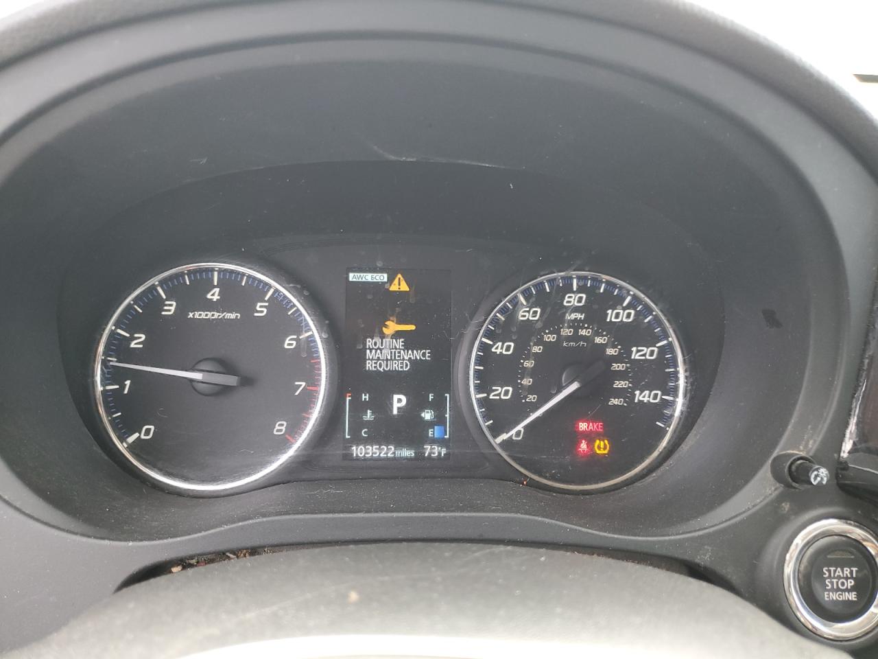 2019 Mitsubishi Outlander Se VIN: JA4AZ3A36KZ016104 Lot: 80662965