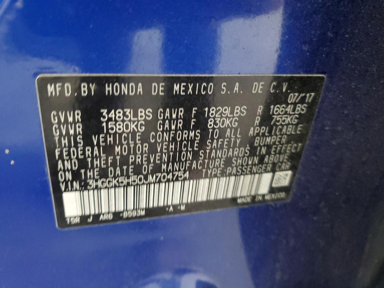 2018 Honda Fit Lx VIN: 3HGGK5H50JM704754 Lot: 84037315