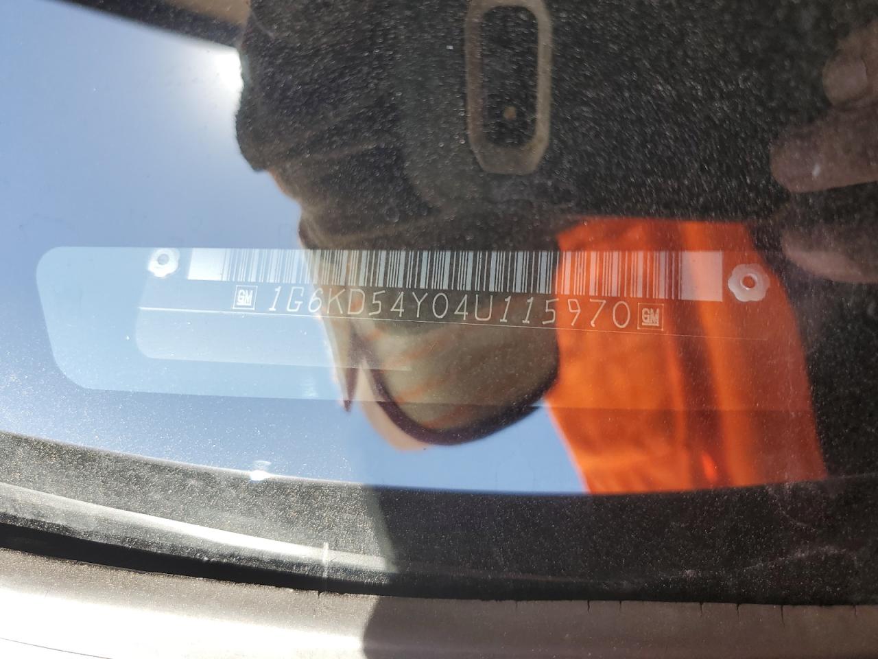 2004 Cadillac Deville VIN: 1G6KD54Y04U115970 Lot: 81936825