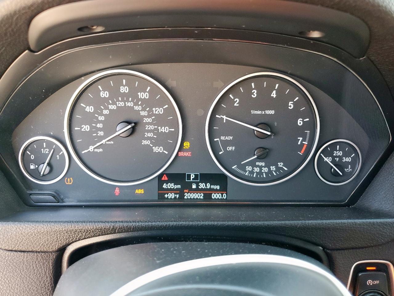 2015 BMW 328 I Sulev VIN: WBA3C1C5XFK123865 Lot: 71325385