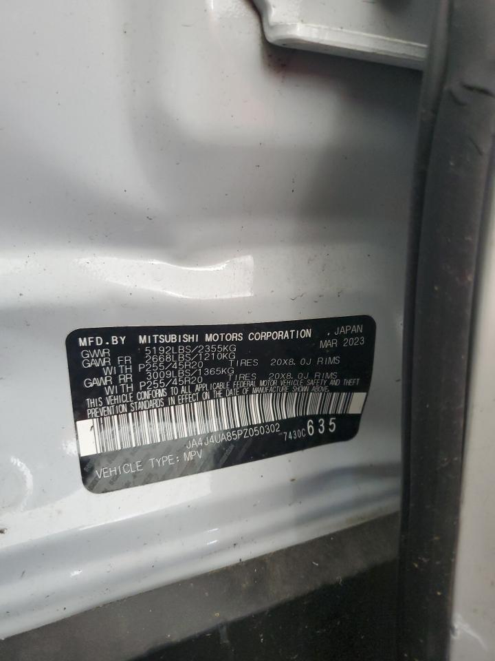 2023 Mitsubishi Outlander Se VIN: JA4J4UA85PZ050302 Lot: 80018475
