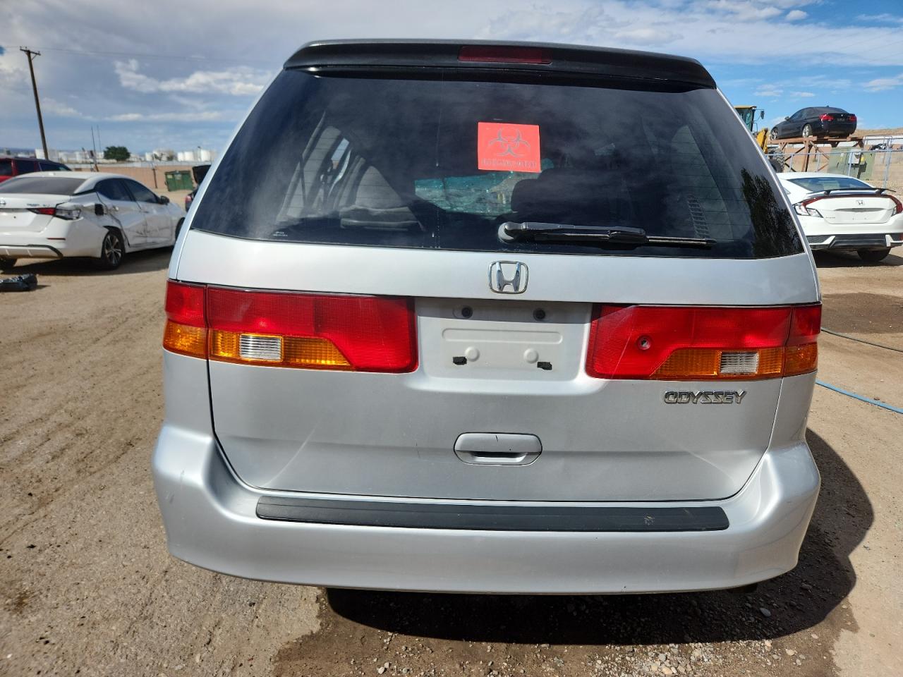 2002 Honda Odyssey Ex VIN: 2HKRL18632H538291 Lot: 80021945
