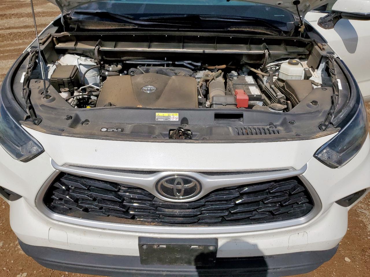 2021 Toyota Highlander L VIN: 5TDCZRAH8MS527573 Lot: 80402865