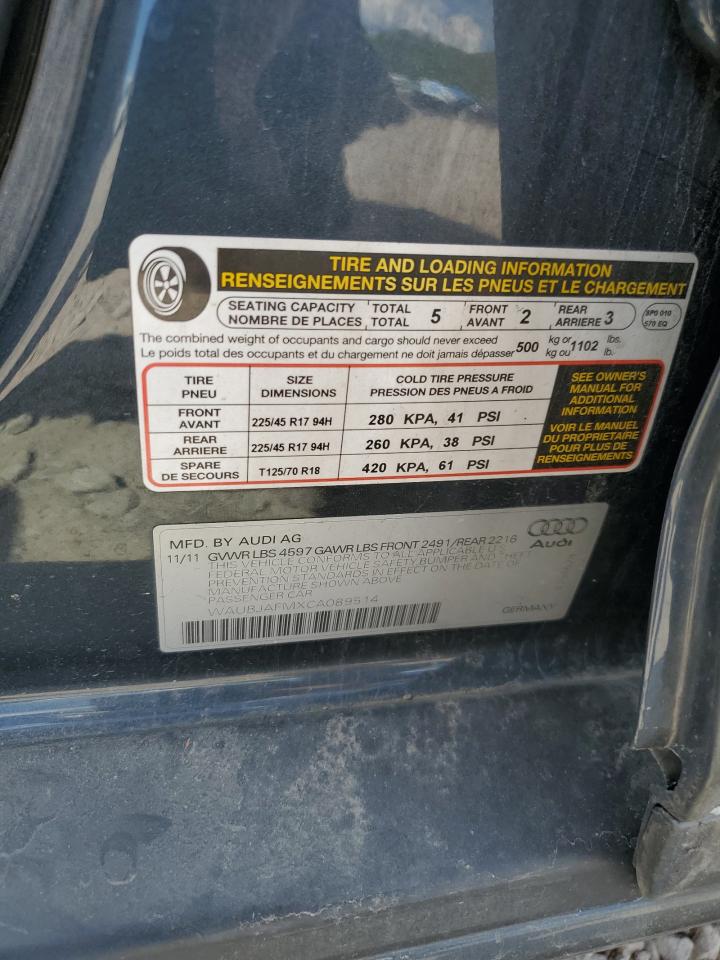 Фото: WAUBJAFMXCA089514