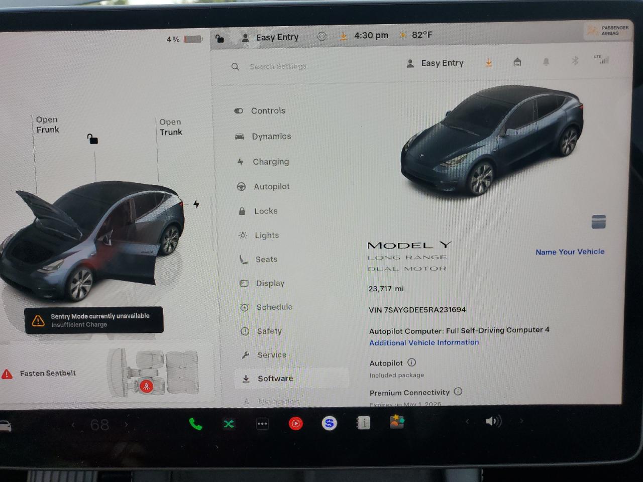 2024 Tesla Model Y VIN: 7SAYGDEE5RA231694 Lot: 82072665