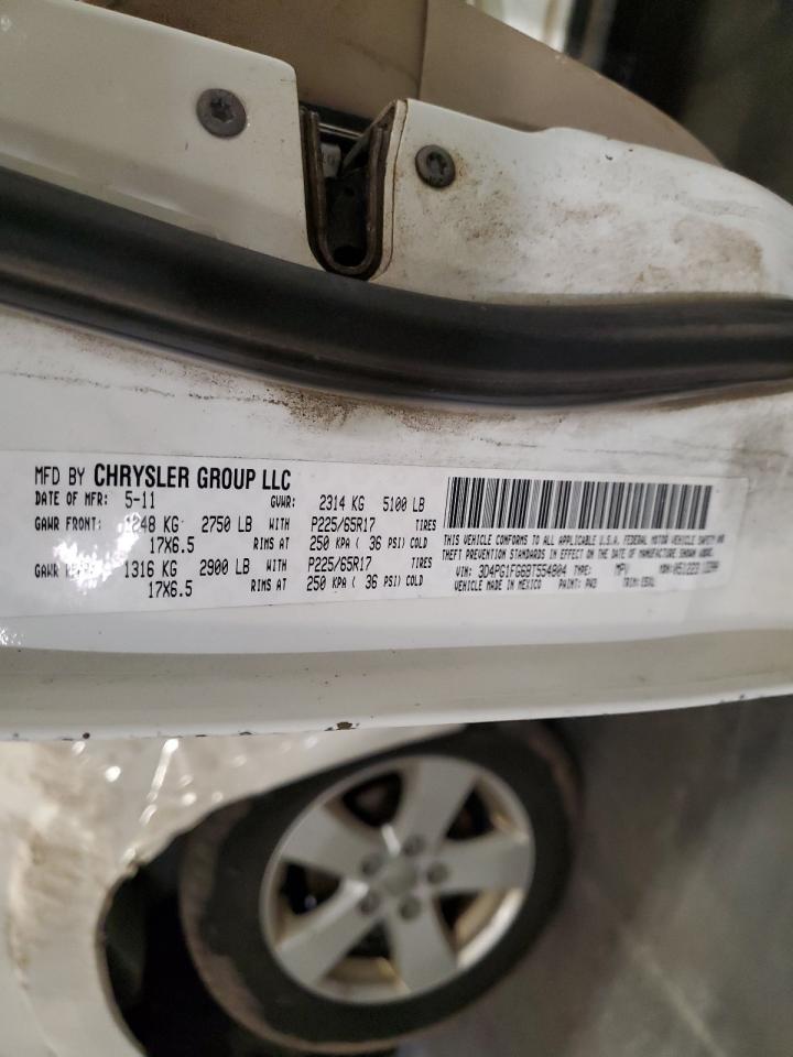 2011 Dodge Journey Mainstreet VIN: 3D4PG1FG6BT554804 Lot: 81861525