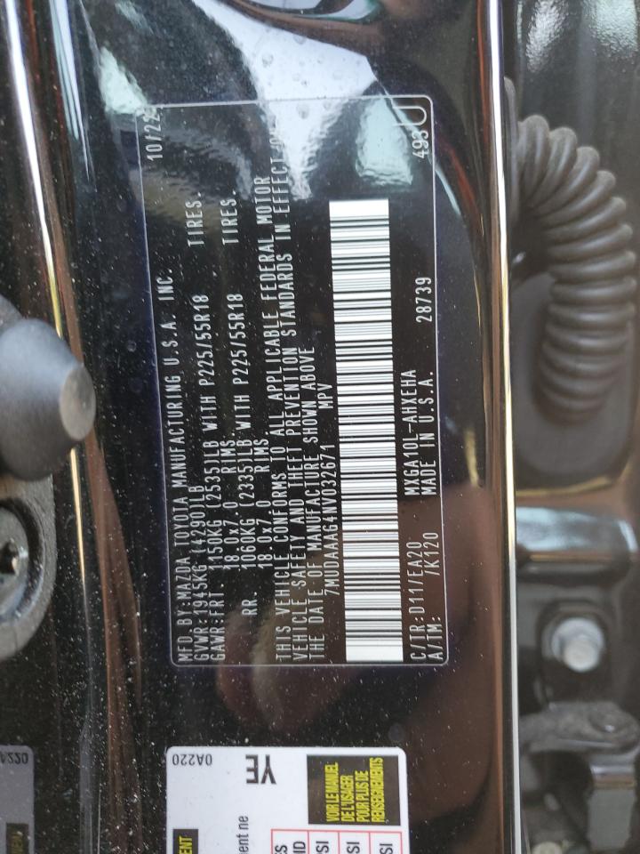 2022 Toyota Corolla Cross Xle VIN: 7MUDAAAG4NV032671 Lot: 80953315