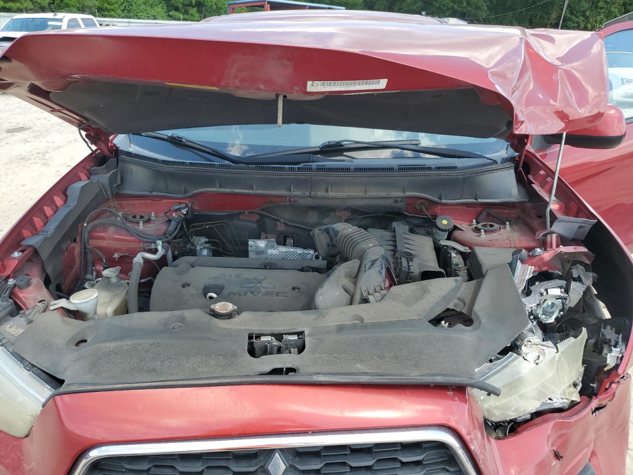 2014 Mitsubishi Outlander Sport Es VIN: 4A4AP3AU6EE007881 Lot: 71462415