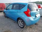 2014 NISSAN NOTE TEKNA DCI  for sale at Copart WOLVERHAMPTON