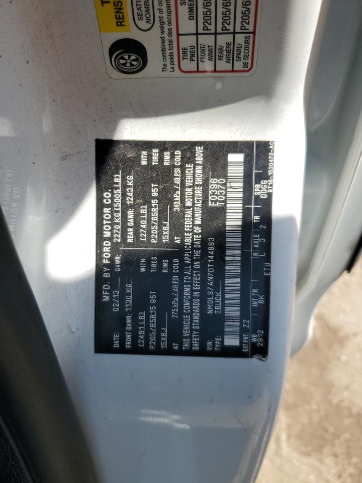 2013 Ford Transit Connect Xl VIN: NM0LS7AN7DT144883 Lot: 80946705