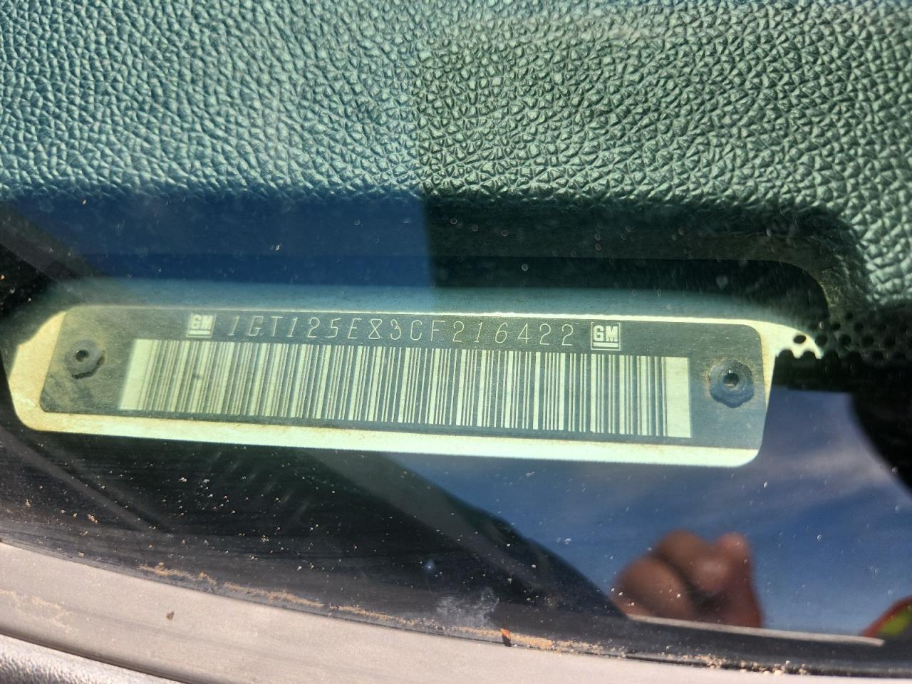 2012 GMC Sierra K2500 Denali VIN: 1GT125E83CF216422 Lot: 81117705