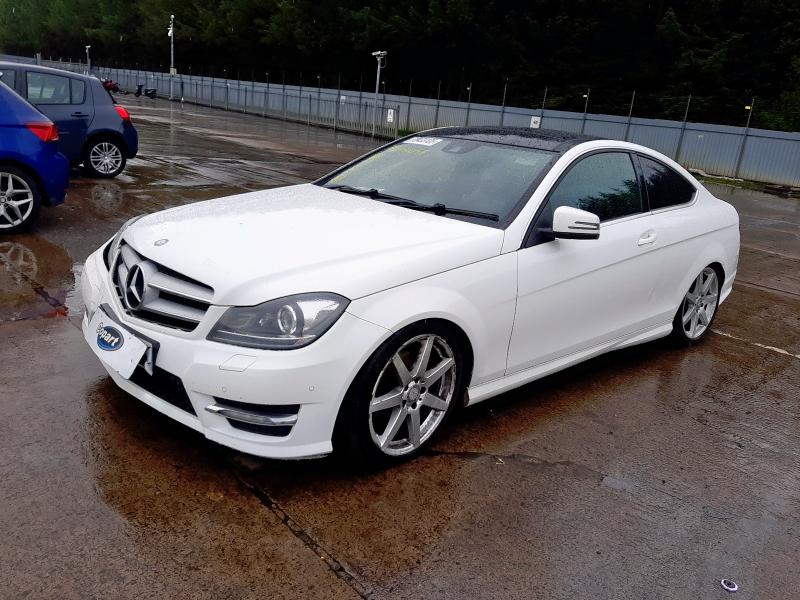 2012 MERCEDES-BENZ C180 AMG SPORT BLUEEFFI-C  for sale at Copart WHITBURN