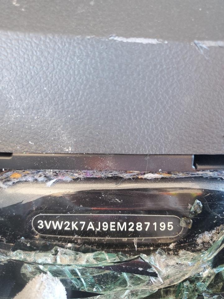 2014 Volkswagen Jetta Base VIN: 3VW2K7AJ9EM287195 Lot: 81780265