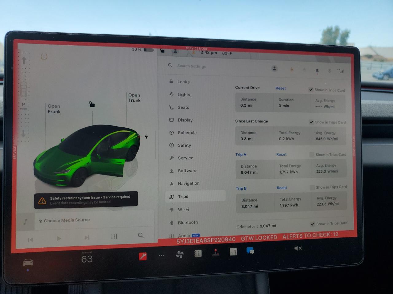 2025 Tesla Model 3 VIN: 5YJ3E1EA8SF920940 Lot: 81721015