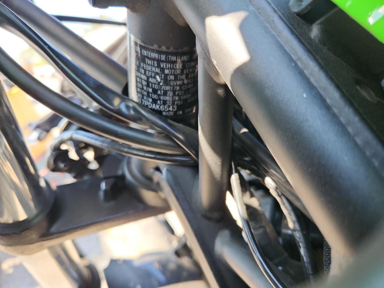 2023 Kawasaki Ex400 VIN: JKAEXKG17PDAK6543 Lot: 80355325