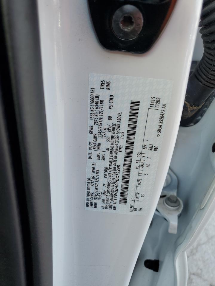 2023 Ford F250 Super Duty VIN: 1FT7W2BA0PEC72298 Lot: 69888265