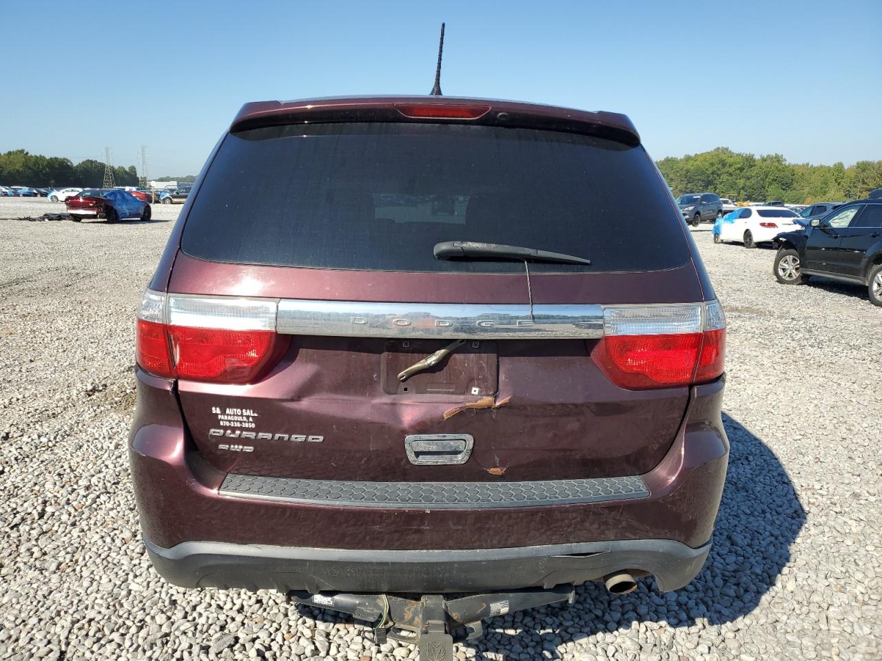 2012 Dodge Durango Sxt VIN: 1C4RDJAG3CC147235 Lot: 84365645