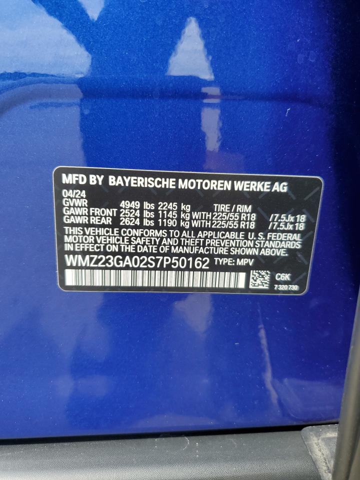 2025 Mini Countryman S All4 VIN: WMZ23GA02S7P50162 Lot: 80157835