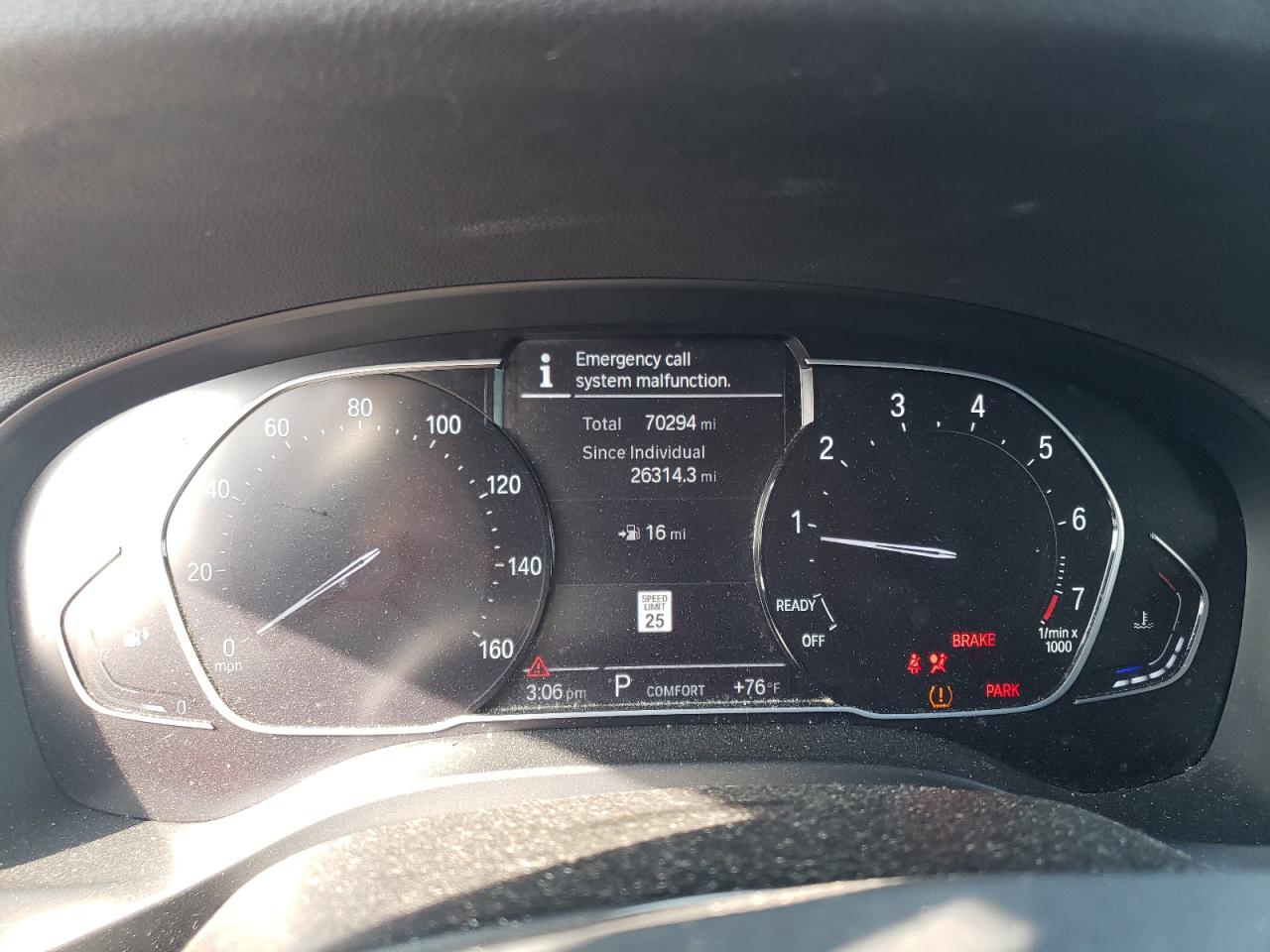 2022 BMW X3 xDrive30I VIN: 5UX53DP00N9J36706 Lot: 72061435