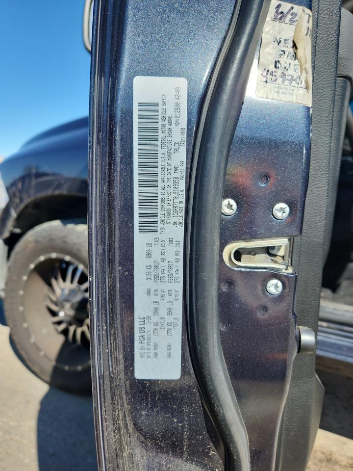 2020 Ram 1500 Classic Slt VIN: 1C6RR7TT0LS109358 Lot: 84643215