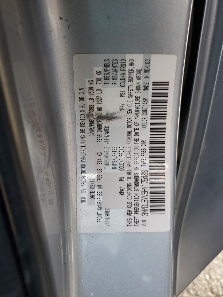 2017 Toyota Yaris Ia VIN: 3MYDLBYV8HY175488 Lot: 84638795