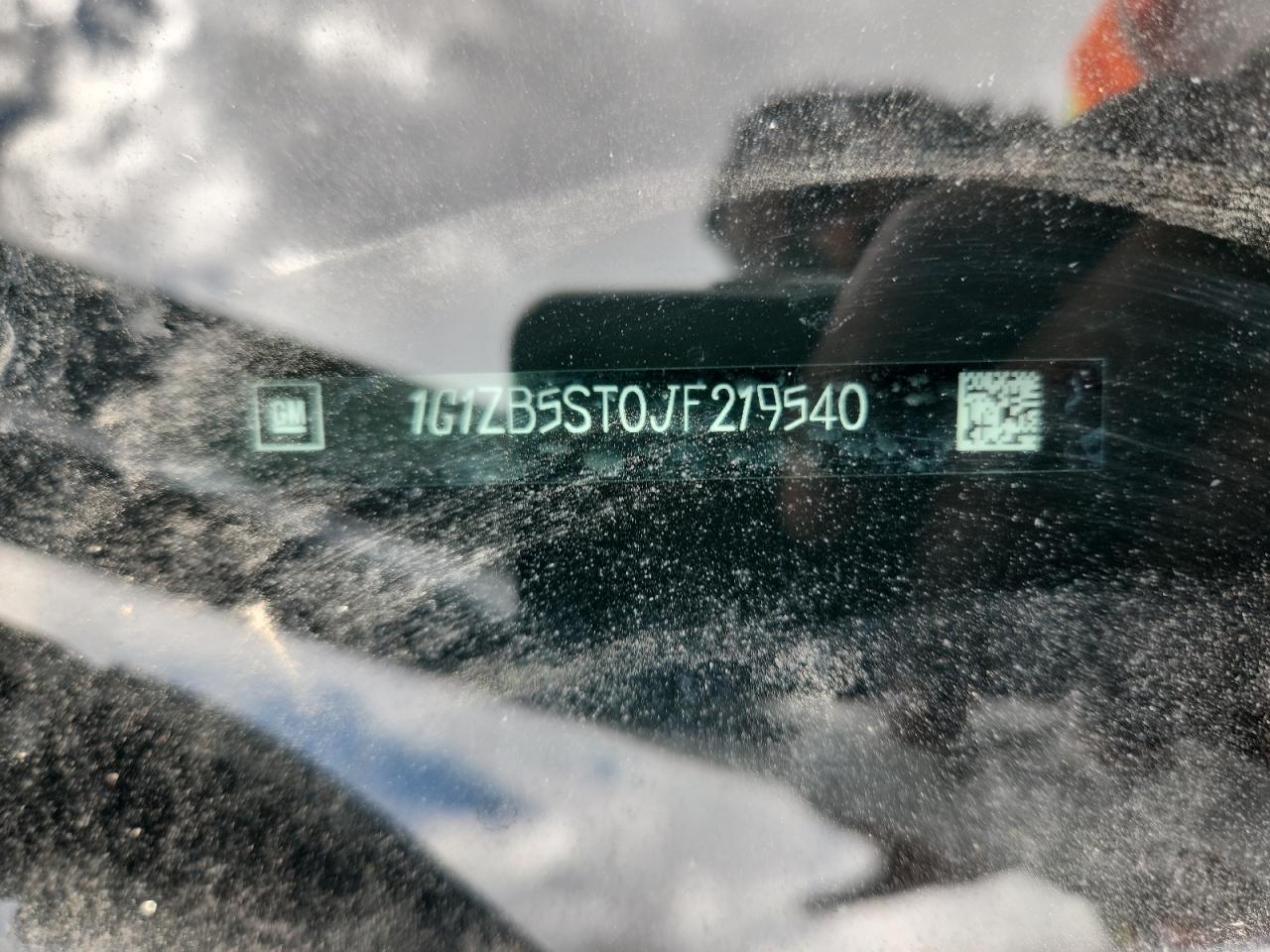 2018 Chevrolet Malibu Ls VIN: 1G1ZB5ST0JF219540 Lot: 81324665