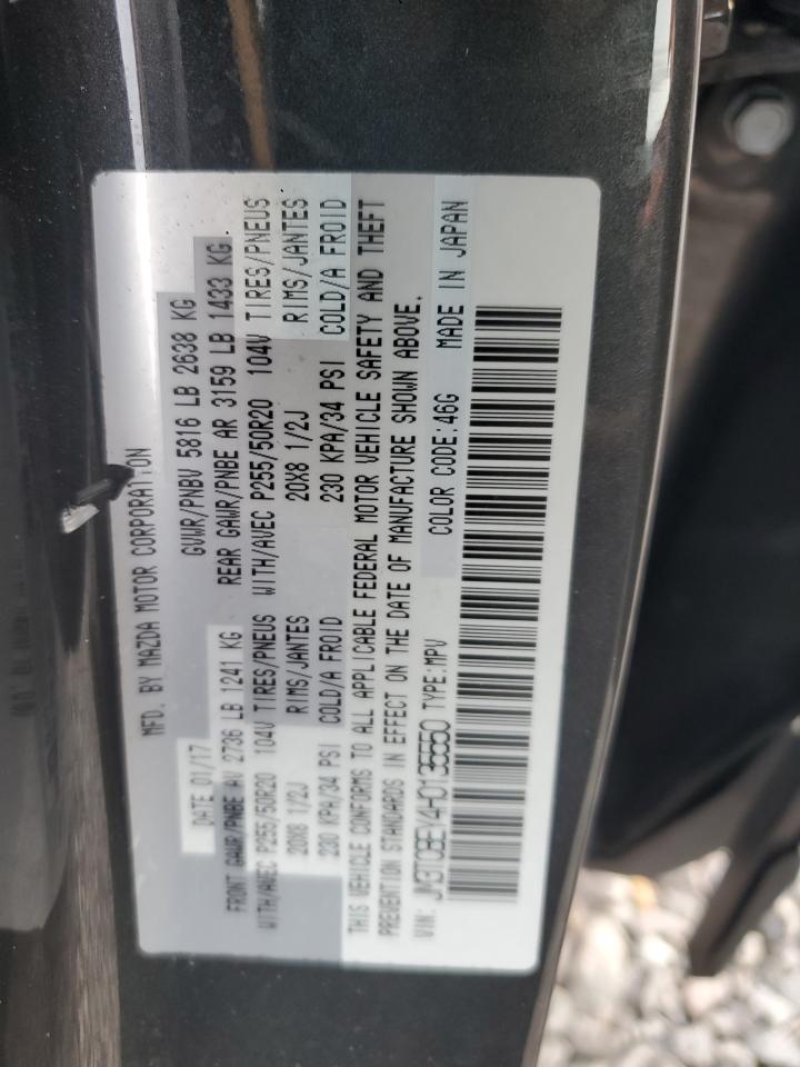 2017 Mazda Cx-9 Signature VIN: JM3TCBEY4H0135550 Lot: 71131265