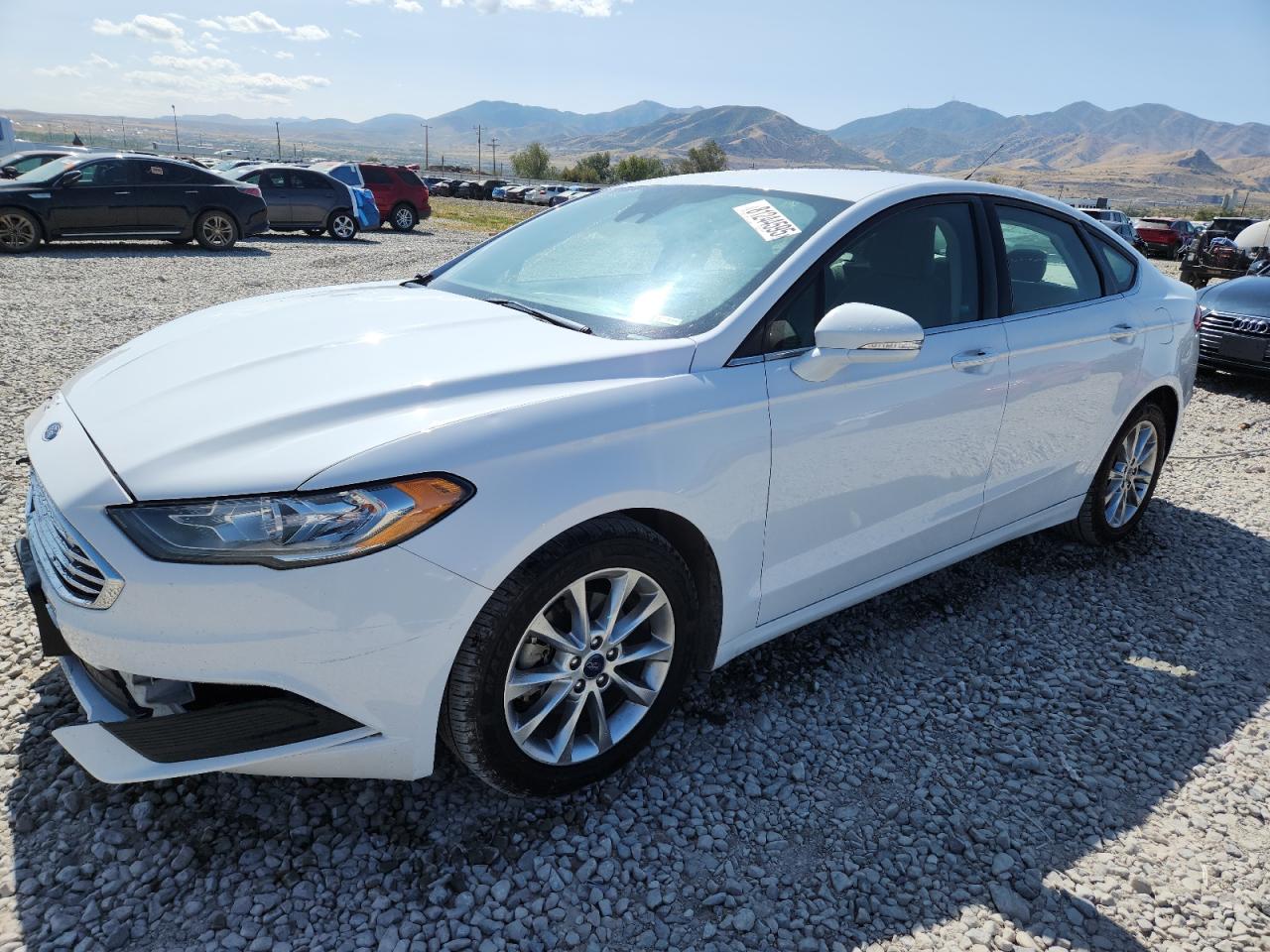 2017 Ford Fusion Se white null gas 3FA6P0H71HR388963 photo #1