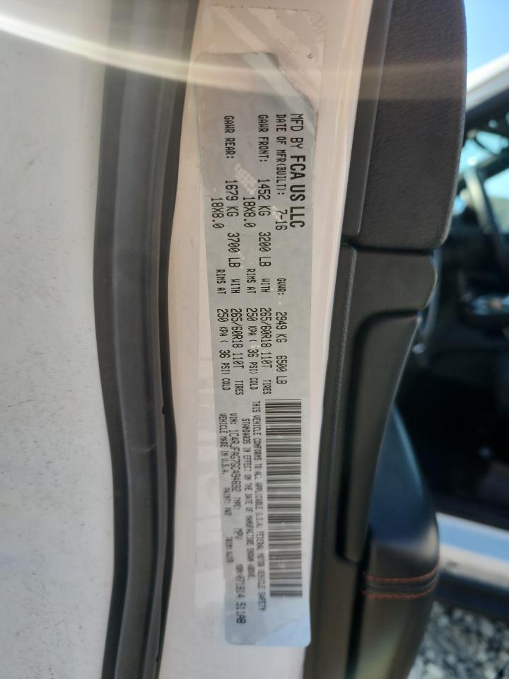 2016 Jeep Grand Cherokee Laredo VIN: 1C4RJFAG7GC494692 Lot: 80526495