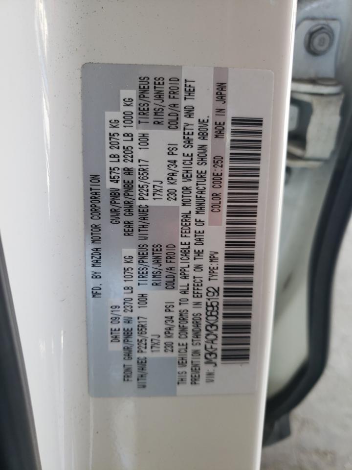 2019 Mazda Cx-5 Touring VIN: JM3KFACM3K0695192 Lot: 80705505