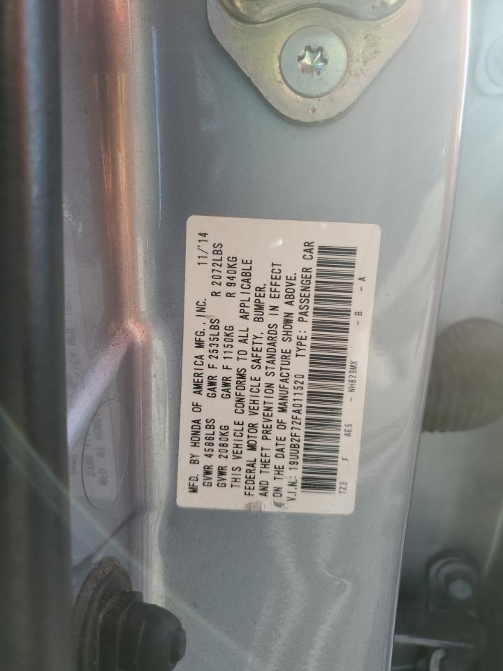 2015 Acura Tlx Advance VIN: 19UUB2F72FA011520 Lot: 70964095