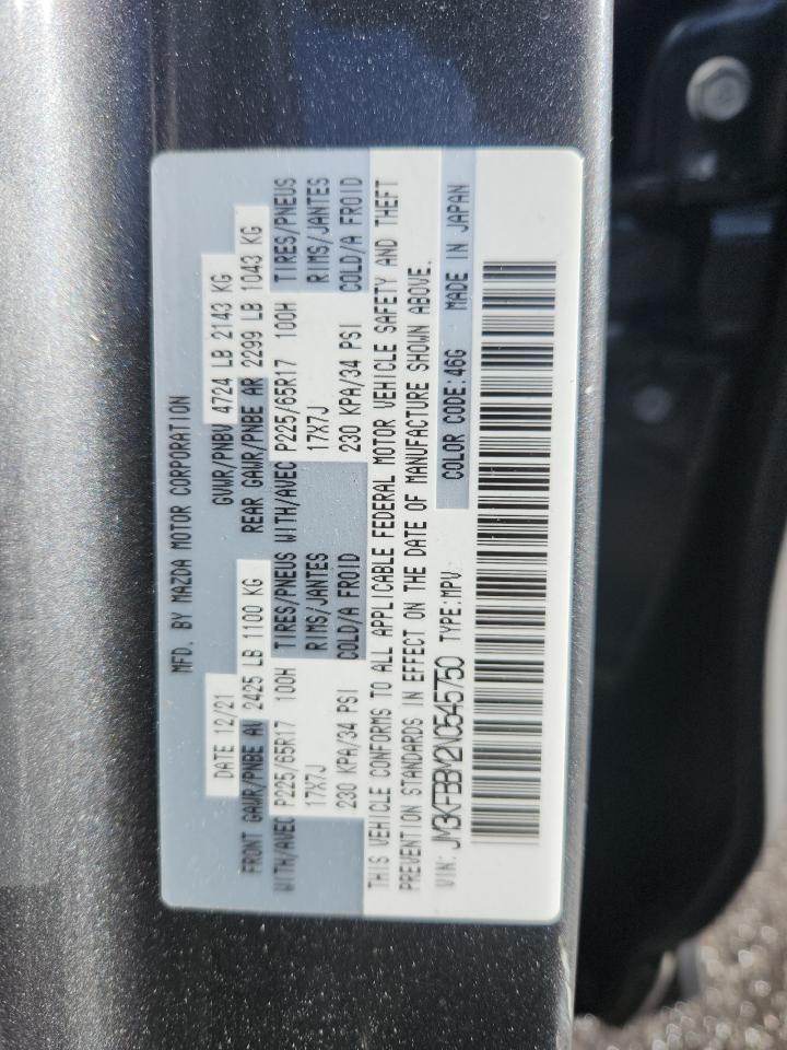 2022 Mazda Cx-5 Select VIN: JM3KFBBM2N0545750 Lot: 80757755