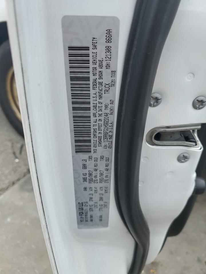 2017 Ram 1500 St VIN: 1C6RR6FG1HS623140 Lot: 81859585