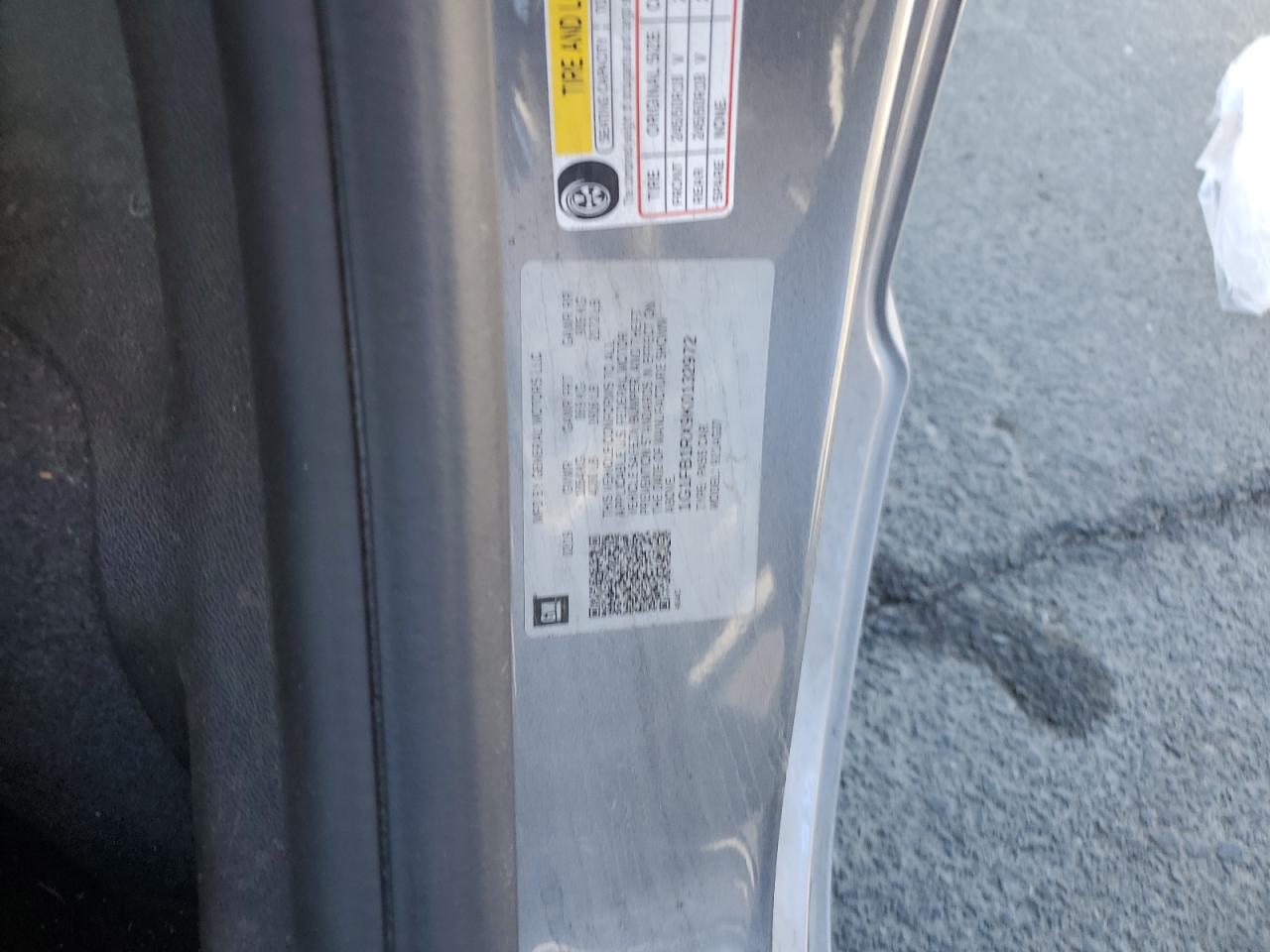 2019 Chevrolet Camaro Ls VIN: 1G1FB1RX9K0132972 Lot: 81693415