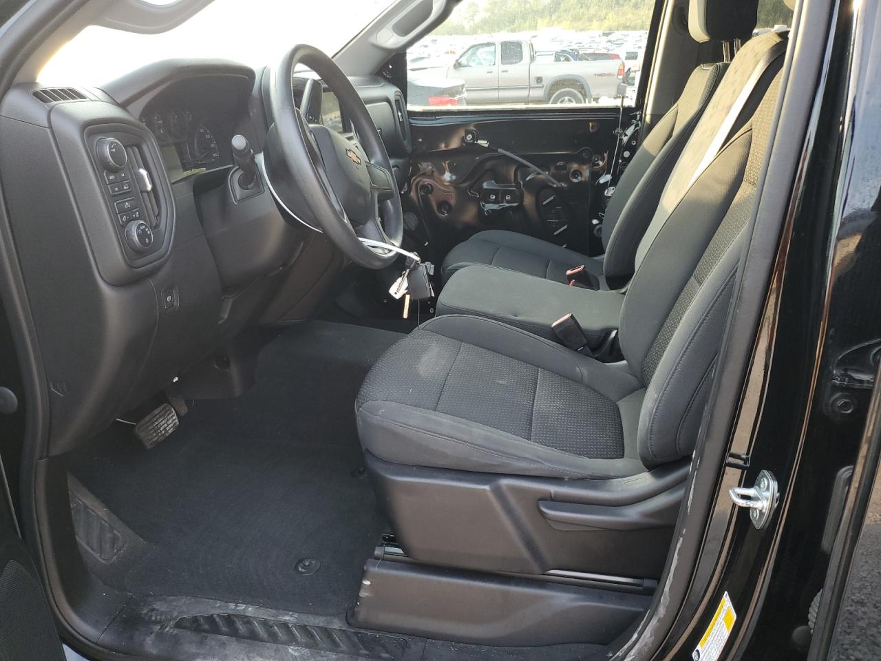 2021 Chevrolet Silverado K1500 Custom VIN: 1GCPYBEK6MZ167557 Lot: 80482295