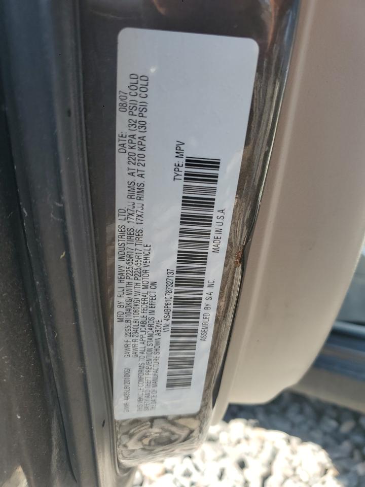 2008 Subaru Outback 2.5I VIN: 4S4BP61C787327137 Lot: 80353355