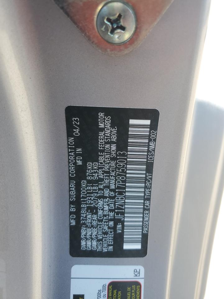 2023 Toyota Gr 86 VIN: JF1ZNBC17P8759013 Lot: 71835635